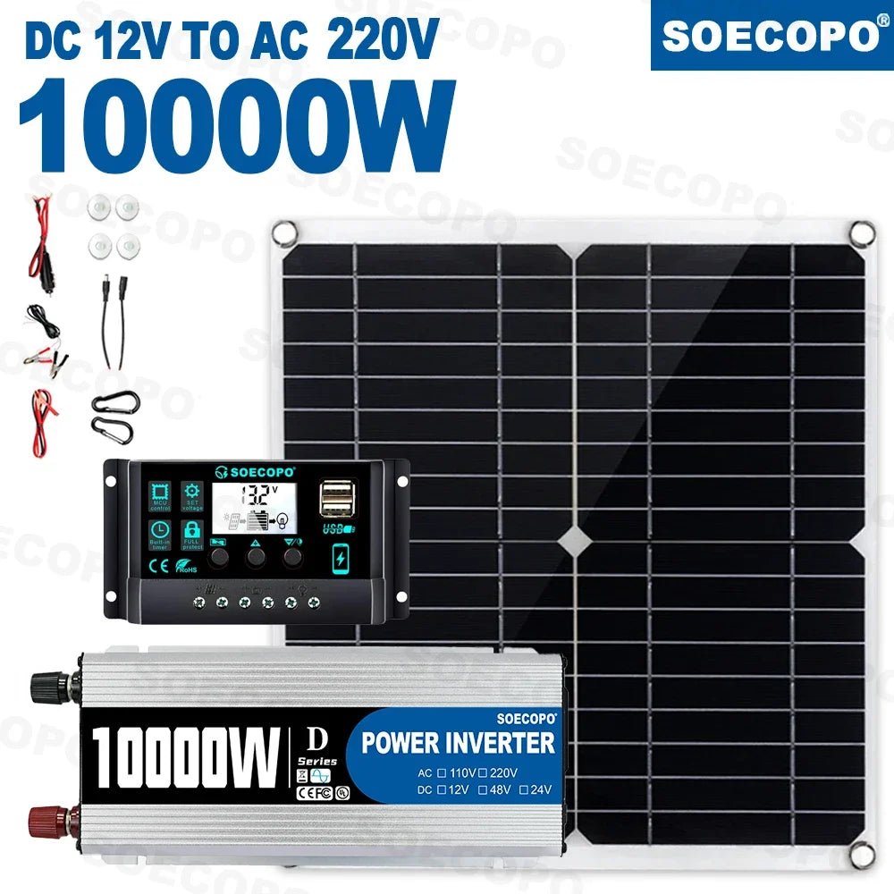300W Off - Grid Solar Power Kit - HelioGreenEnergySolar Panel Kit