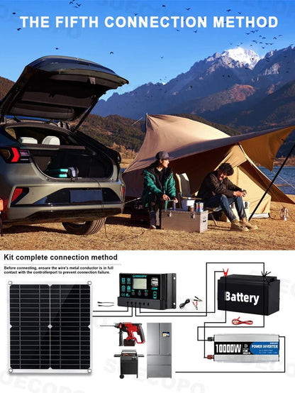 300W Off - Grid Solar Power Kit - HelioGreenEnergySolar Panel Kit