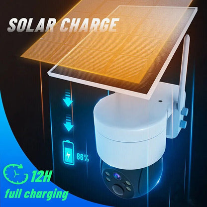 360° Solar PTZ Security Camera — WiFi, IP & CCTV Outdoor - HelioGreenEnergySecurity Camera