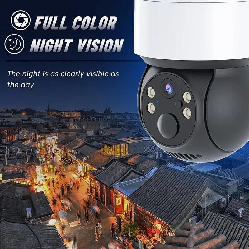 360° Solar PTZ Security Camera — WiFi, IP & CCTV Outdoor - HelioGreenEnergySecurity Camera