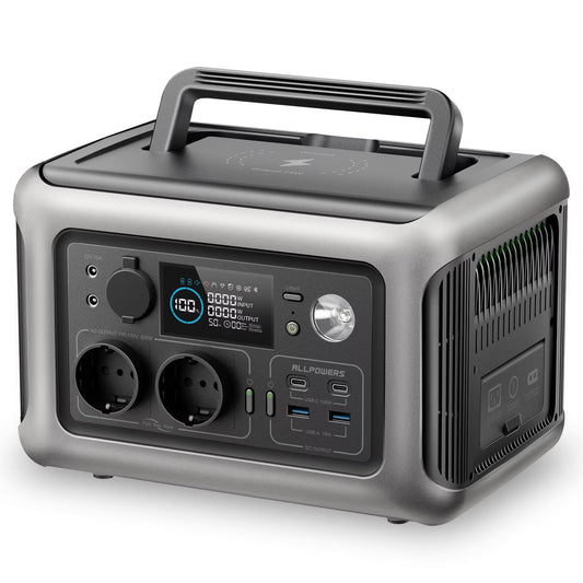 R600 LiFePO4 Portable Power Station - HelioGreenEnergyPortable Power Station