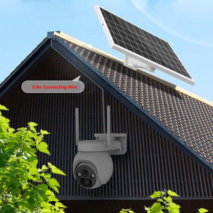 Solar PTZ Security Camera — WiFi, PIR & Night Vision - HelioGreenEnergySecurity Camera